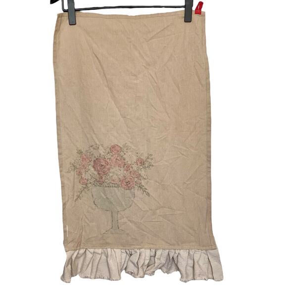 Vintage Floral Kitchen Tea Towel 18"x30" - Picture 2 of 2